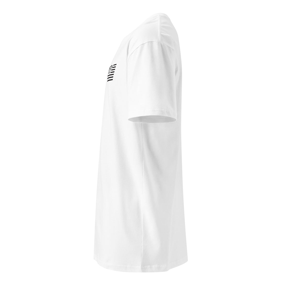 Moto Since Birth Moto Patriot t-shirt in white, left side